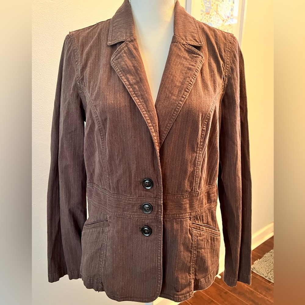 Blazer brown denim